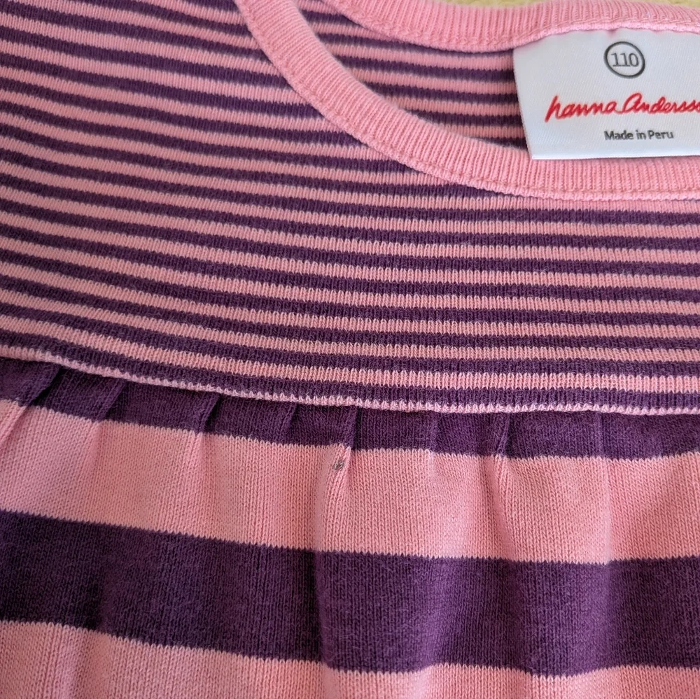 Hanna Andersson Striped Dress Size 5